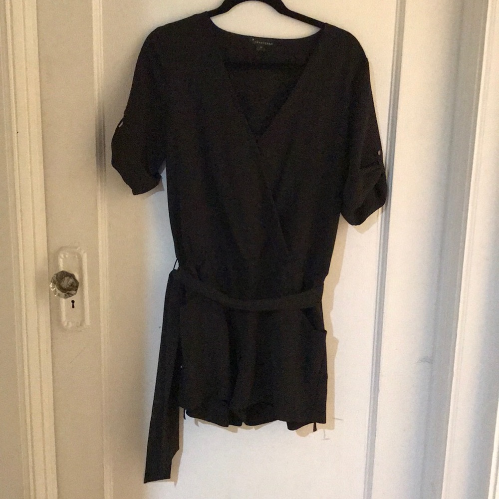 Forever 21 Black Romper with Pockets